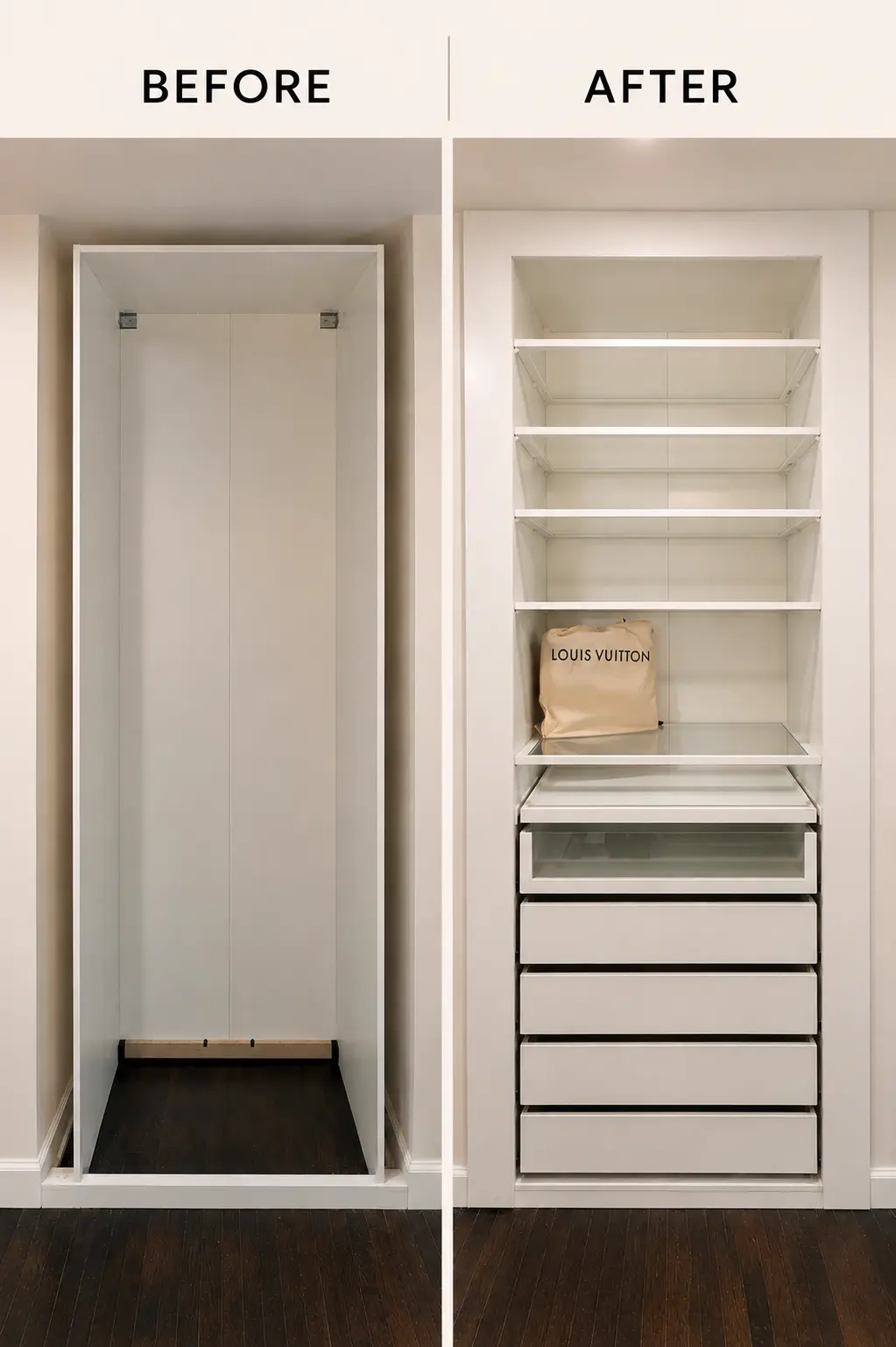 Built-In IKEA PAX Closet in Fort Lee NJ